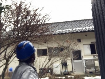 鏡野町 屋根工事 雨漏り修理 点検の模様