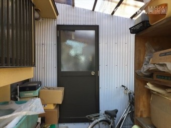 岡山市南区 雨漏り修理 ポリカ張り替え