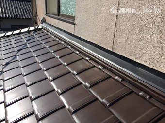 岡山市南区 雨押え板金工事