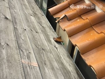 岡山市南区 屋根工事 瓦差し替