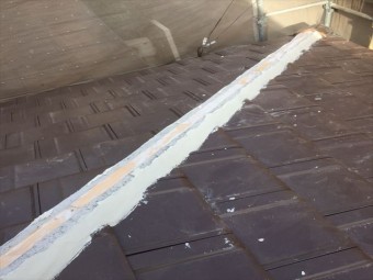 岡山市南区 強力棟南蛮漆喰シルガードを使用