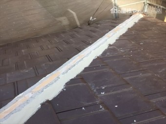岡山市南区 強力棟南蛮漆喰シルガードを使用
