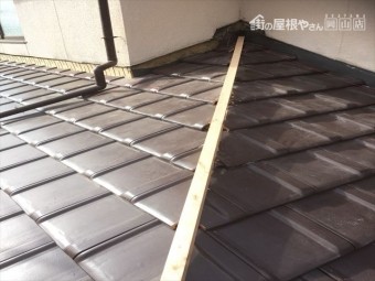 岡山市南区 強力棟垂木取付け
