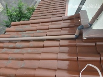 岡山市東区 屋根工事 雨漏りの点検 瓦のズレ