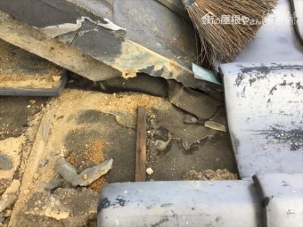 岡山市北区で台風で雨漏り発生 雨漏り修理
