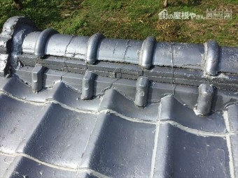 岡山市中区 ズレ止め施工不良