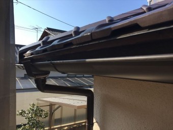 岡山市南区 雨樋施工