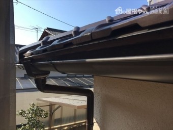 岡山市南区 雨樋施工