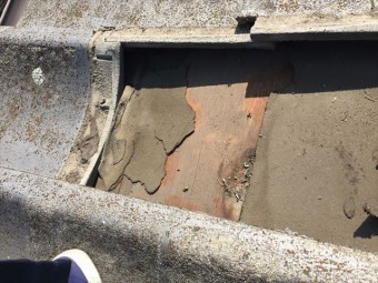 岡山市北区 雨漏り修理 防水紙劣化