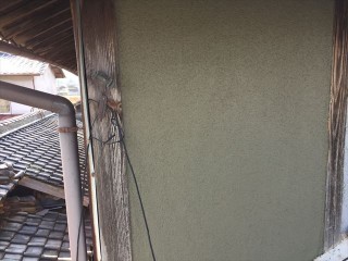 岡山市北区 雨漏り修理 モルタル仕上げ