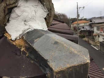 赤磐市 屋根修理 瓦補修