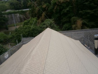 岡山県久米南町 屋根工事 屋根リフォーム 防水シート張り