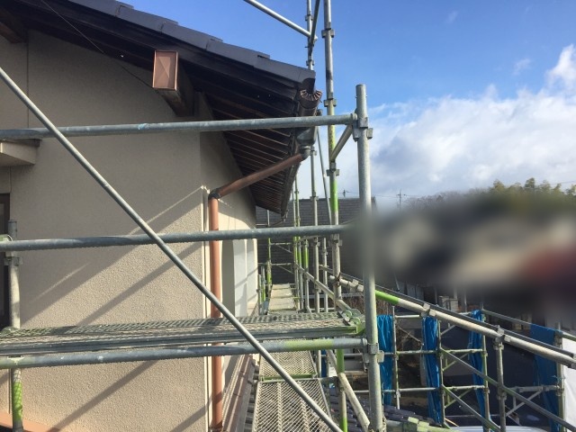 津山市で雨どい交換のお見積もり｜サビた雨樋を現地調査