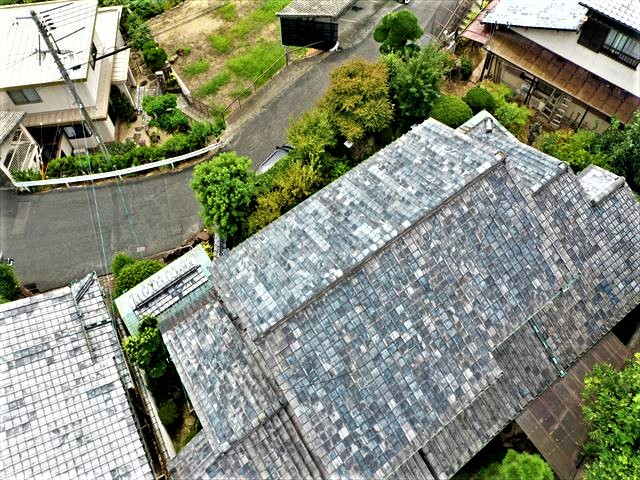 屋根全体の俯瞰写真