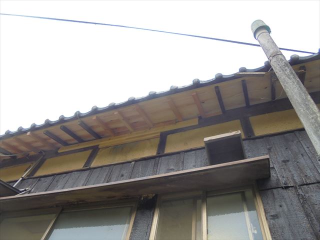 岡山市東区　雨漏り修理　　屋根瓦補修工事　工事後