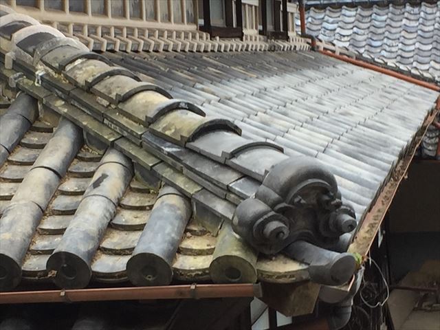 岡山市東区　屋根修理、棟補修です。