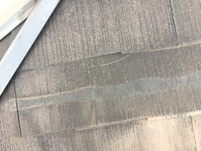 寄棟屋根 棟板金　スレート
